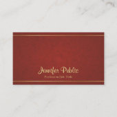 Berufliches elegantes Design Pearl Fertig Luxus Visitenkarte (Vorderseite)