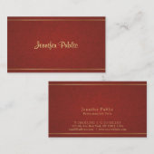 Berufliches elegantes Design Pearl Fertig Luxus Visitenkarte (Vorne/Hinten)