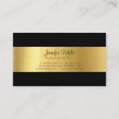 Berufliches elegantes Design Premium Silk Luxus Visitenkarte (Rückseite)