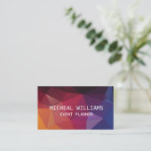 Berufliches elegantes einzigartiges modernes visitenkarte (Stehend Vorderseite)