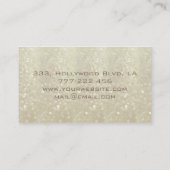 Berufliches elegantes, elegantes, glänzendes BH-Mo Visitenkarte (Rückseite)