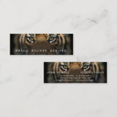 Berufliches elegantes Fitness-Trainer-Perlen-Ende Mini Visitenkarte (Vorne/Hinten)