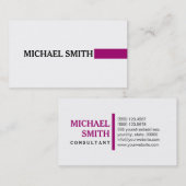 Berufliches Elegantes Flirt Modernes Schlichtes We Visitenkarte (Vorne/Hinten)