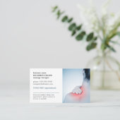 Berufliches elegantes Foto Massage TerminKarte (Stehend Vorderseite)
