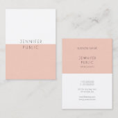 Berufliches Elegantes Minimalistisches Visitenkarte (Vorne/Hinten)