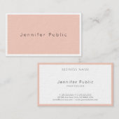 Berufliches elegantes modernes einfaches visitenkarte (Vorne/Hinten)