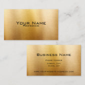 Berufliches elegantes modernes gebürstetes Metall Visitenkarte (Vorne/Hinten)