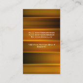 Berufliches elegantes modernes Geschäft Visitenkarte (Rückseite)