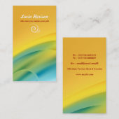 Berufliches elegantes modernes Geschäft Visitenkarte (Vorne/Hinten)