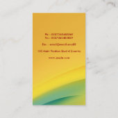 Berufliches elegantes modernes Geschäft Visitenkarte (Rückseite)