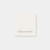 Berufliches Elegantes Modernes, Personalisiert mit Post-it Klebezettel (Vorderseite)