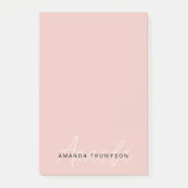 Berufliches Elegantes Modernes, Personalisiert mit Post-it Klebezettel (Vorderseite)