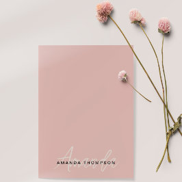 Berufliches Elegantes Modernes, Personalisiert mit Post-it Klebezettel