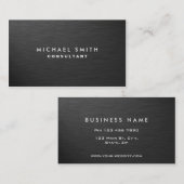 Berufliches elegantes modernes schlichtes visitenkarte (Vorne/Hinten)