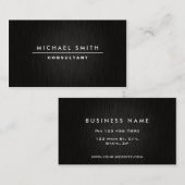 Berufliches elegantes modernes schlichtes visitenkarte (Vorne/Hinten)
