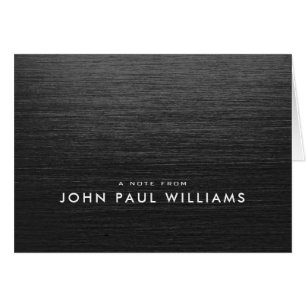 Berufliches elegantes, modernes Schwarz-Brushed-Me