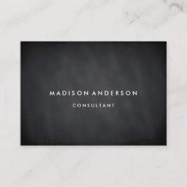 Berufliches elegantes modernes schwarzes visitenkarte