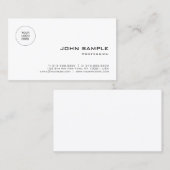 Berufliches elegantes, modernes Template Upload-Lo Visitenkarte (Vorne/Hinten)