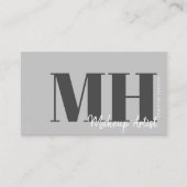 Berufliches elegantes Monogramm Visitenkarte (Vorderseite)