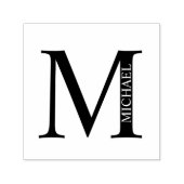 Berufliches elegantes Personalisiertes Monogramm-S Permastempel (Design)