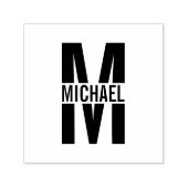 Berufliches elegantes Personalisiertes Monogramm-S Permastempel (Design)