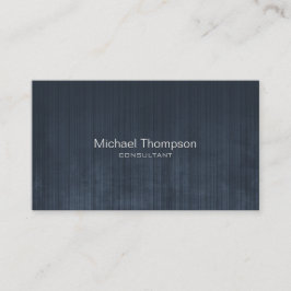 Berufliches elegantes rustikales Metall gestreift  Visitenkarte
