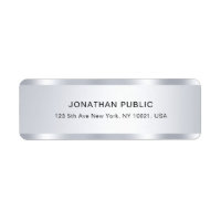 Berufliches elegantes Silver Look Template modern