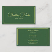 Berufliches elegantes Skript für den benutzerdefin Visitenkarte (Vorne/Hinten)