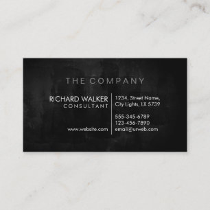 Berufliches elegantes, subtiles Chalkboard-Blackbo Visitenkarte