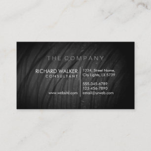 Berufliches elegantes, subtiles Chalkboard Modern Visitenkarte