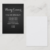 Berufliches elegantes Vertikalboard Visitenkarte (Vorne/Hinten)