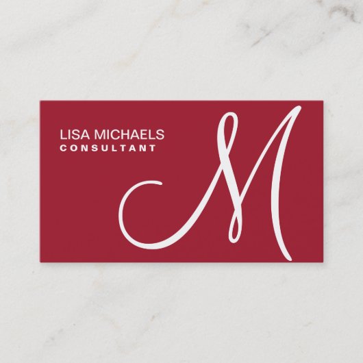 Berufliches elegantes visitenkarte (Vorderseite)