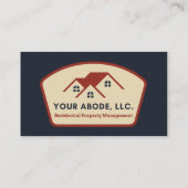 Berufliches Employee Gold Black Real Anwesen Visitenkarte (Rückseite)