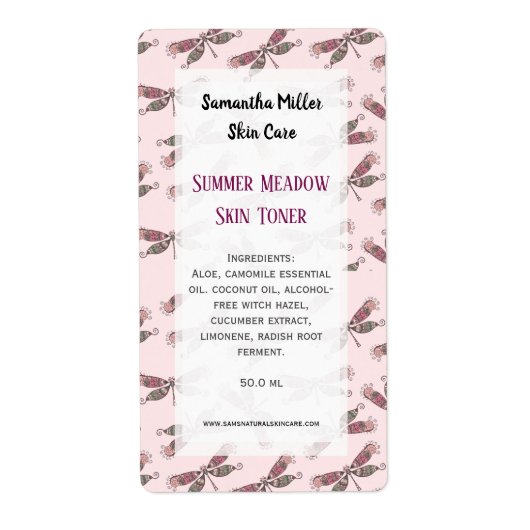 Berufliches Etikett für Hauttoner | Aufkleber (Vorne)