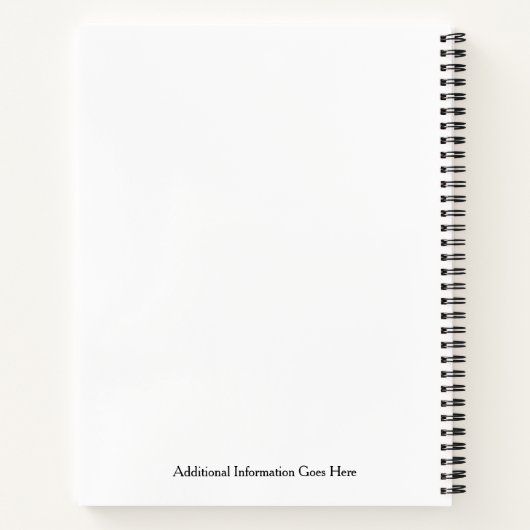 Berufliches Fahrradgeschäft in Schwarz und Weiß Notizblock (Rückseite)