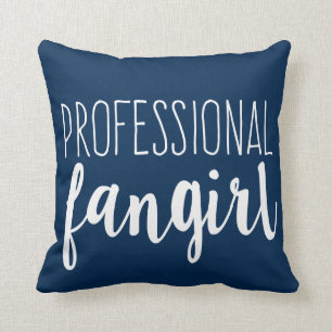 Berufliches Fangirl Reversible-Kissen Kissen