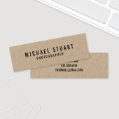 Berufliches, fett gedrucktes Papier Mini Visitenkarte