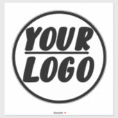 berufliches Firmenlogo Aufkleber (Blatt)