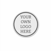 Berufliches Firmenlogo Aufkleber (Vorderseite)