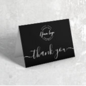 Berufliches Firmenlogo Dankeskarte