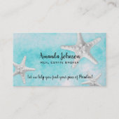 Berufliches Firmenlogo Foto Beach Starfish Visitenkarte (Vorderseite)