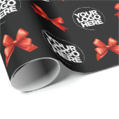 Berufliches Firmenlogo für Ihr Party Geschenkpapier (Rolleneckpunkt)