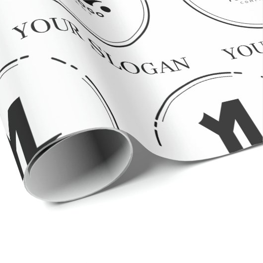 Berufliches Firmenlogo Geschenkpapier (Rolleneckpunkt)