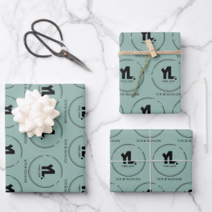 Berufliches Firmenlogo Geschenkpapier Set