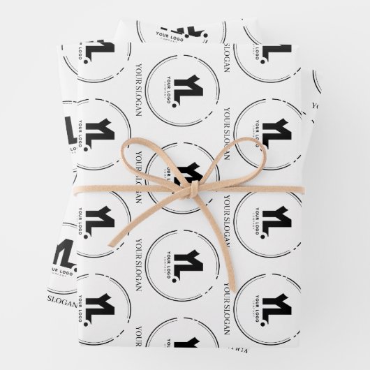 Berufliches Firmenlogo Geschenkpapier Set (Beispiel)