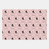 Berufliches Firmenlogo Geschenkpapier Set (Vorderseite 2)