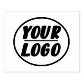 Berufliches Firmenlogo Groß Gummistempel (Prägung)