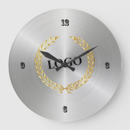 Berufliches Firmenlogo Große Wanduhr