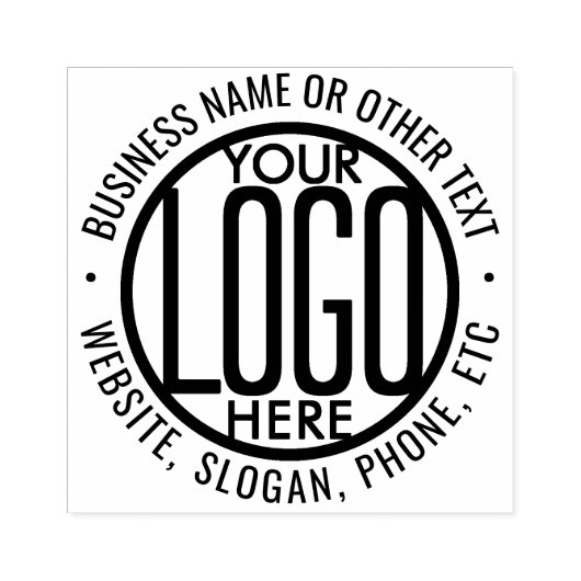 Berufliches Firmenlogo Gummistempel (Prägung)