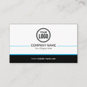 Berufliches Firmenlogo Hinzufügen von Foto Social Visitenkarte (Vorderseite)